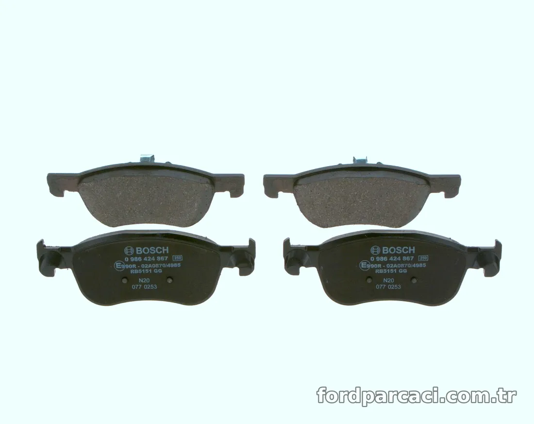 BOSCH 0986424867 Fren Disk Balata - BOSCH - 0986424867
