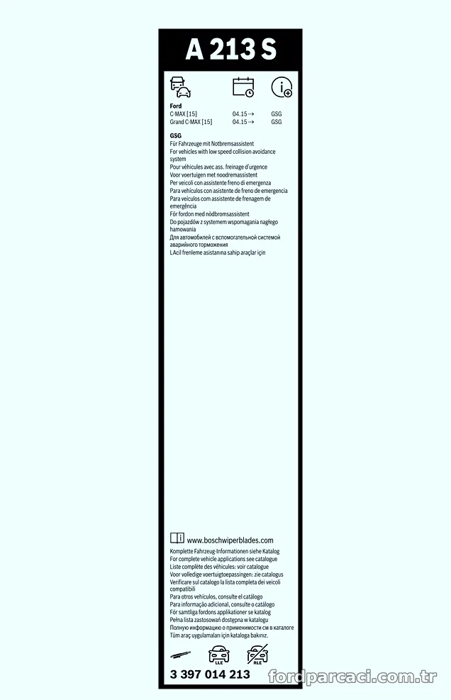 BOSCH 3397014213 Silecek Süpürgesi - BOSCH - 3397014213