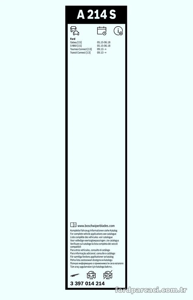 BOSCH 3397014214 Silecek Süpürgesi - BOSCH - 3397014214