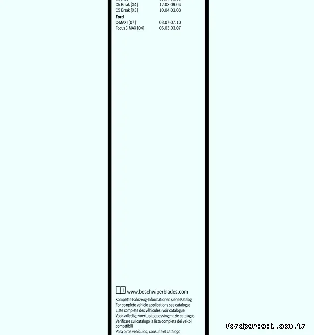 BOSCH 3397118951 Silecek Süpürgesi - BOSCH - 3397118951