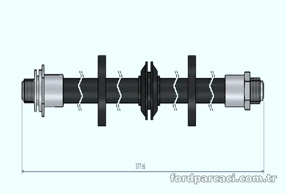 CAVO C900731A Fren Hortumu (Ford Mondeo)