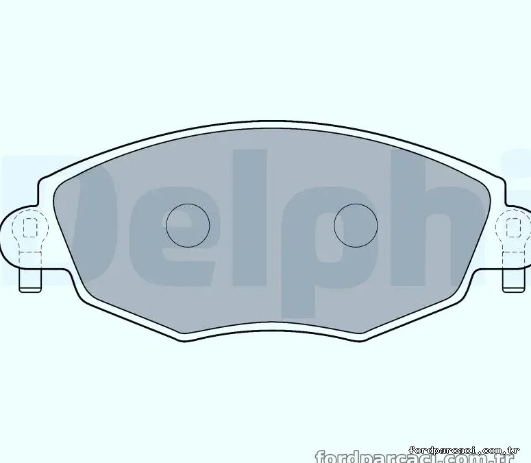DELPHI LP1533 Fren Disk Balata - DELPHI - LP1533