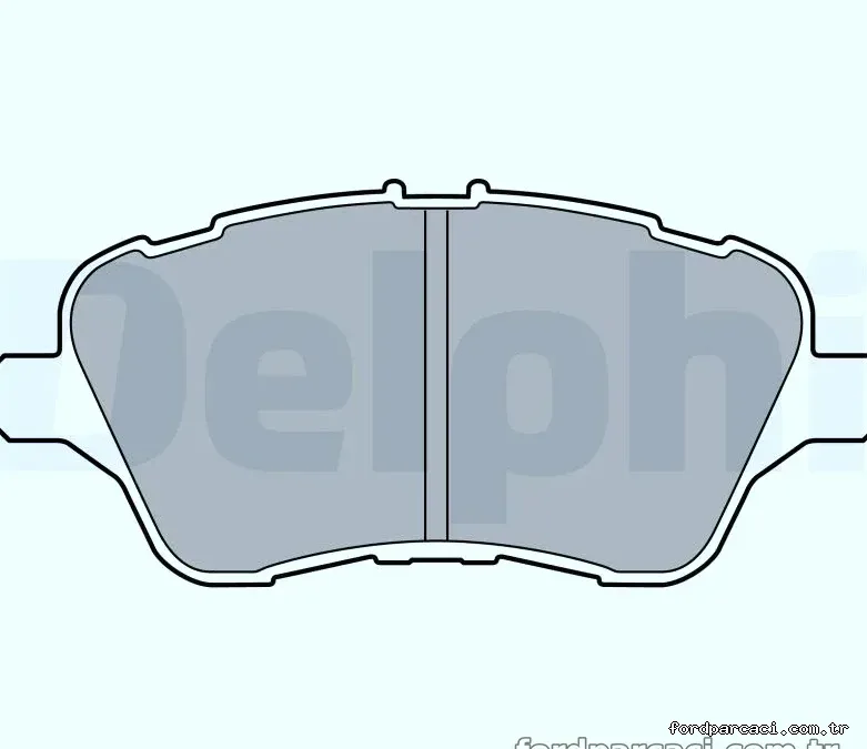 DELPHI LP2474 Fren Disk Balata - DELPHI - LP2474
