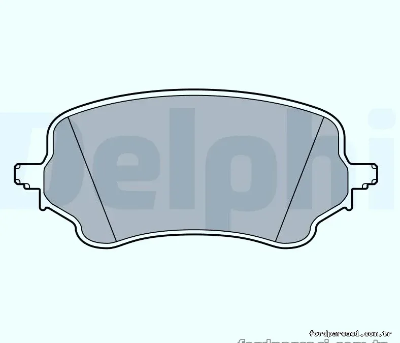 DELPHI LP3648 Fren Disk Balata - DELPHI - LP3648
