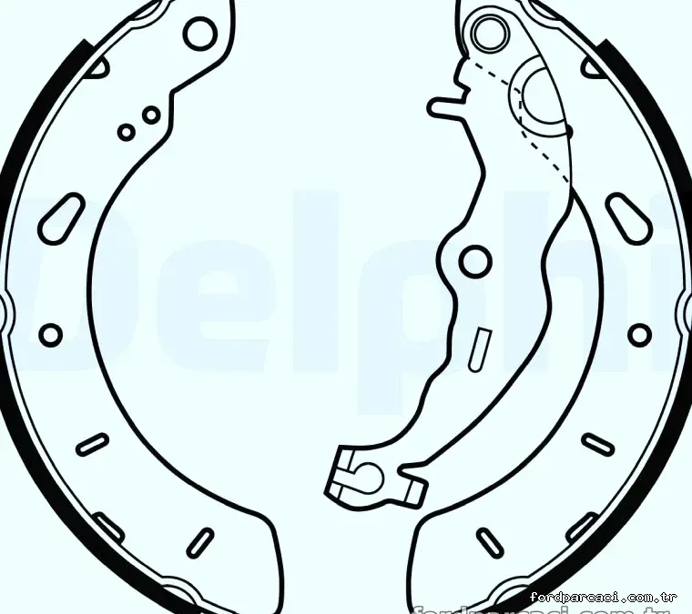 DELPHI LS2062 Fren Pabuçlu Balata - DELPHI - LS2062