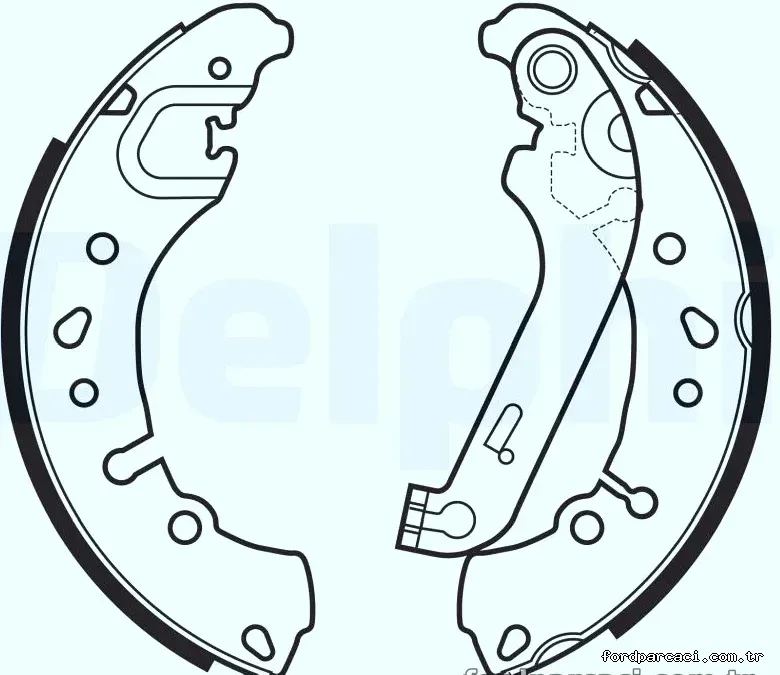 DELPHI LS2151 Fren Pabuçlu Balata - DELPHI - LS2151