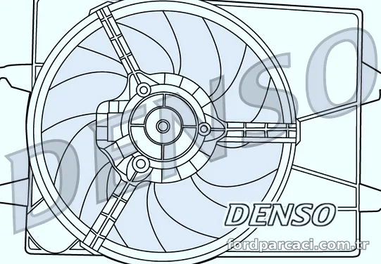 DENSO DER10003 Radyatör Fan ve Motoru - DENSO - DER10003