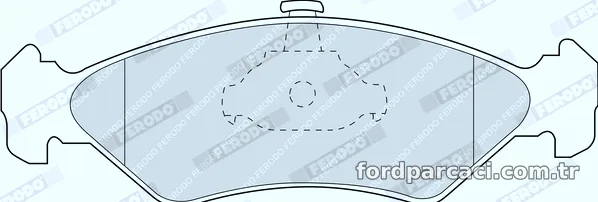 FERODO FDB1082 Fren Disk Balata - FERODO - FDB1082