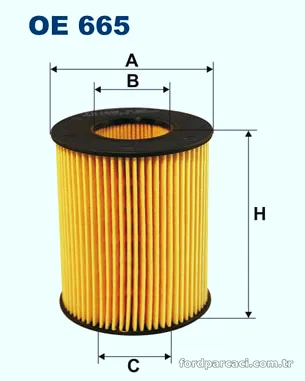 FILTRON OE665 Yağ Filtresi
