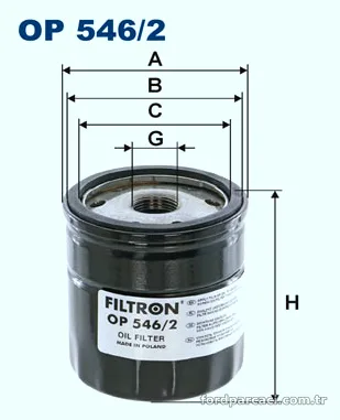 FILTRON OP5462 Yağ Filtresi