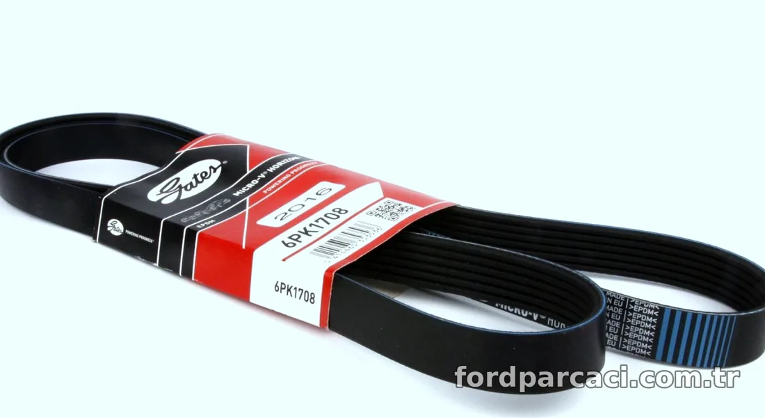 GATES 6PK1708 | Citroen C4 V Kayışı (Peugeot Ford Mercedes Uyumlu) - GATES - GAT.6PK1708 ,6