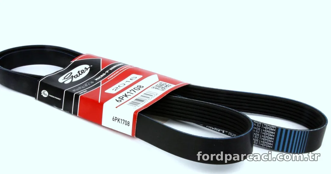 GATES 6PK1708 | Citroen C5 V Kayışı (Peugeot Ford Mercedes Uyumlu) - GATES - GAT.6PK1708 ,5