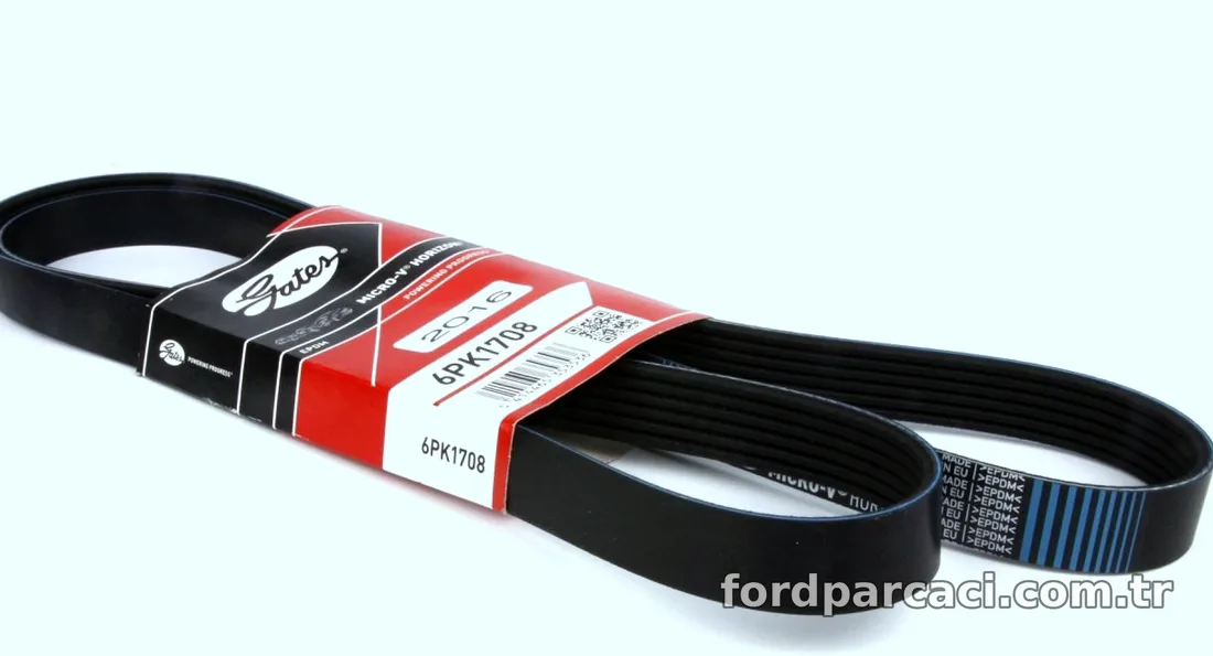 GATES 6PK1708 | Peugeot 206 V Kayışı (Citroen Ford Mercedes Uyumlu) - GATES - GAT.6PK1708 ,3