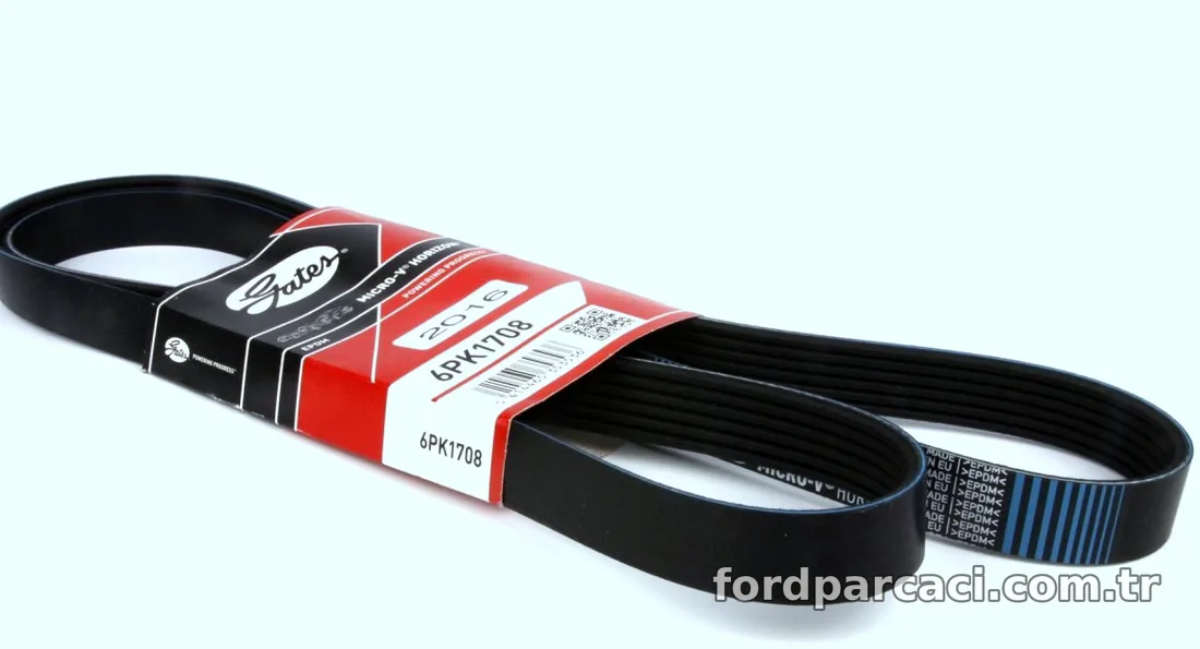 GATES 6PK1708 | Peugeot 307 V Kayışı (Citroen Ford Mercedes Uyumlu) - GATES - GAT.6PK1708 ,2