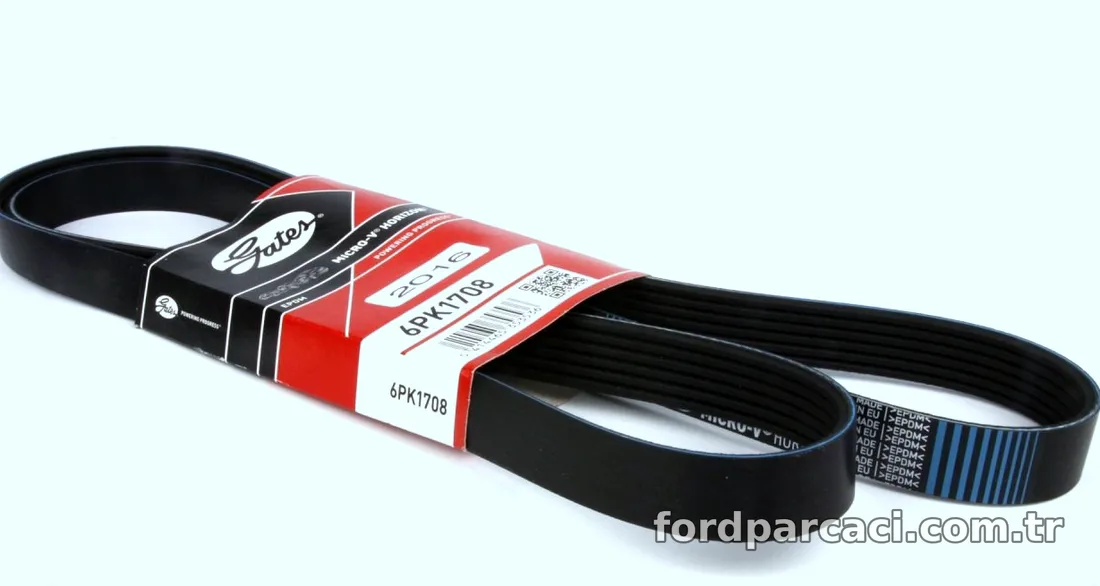 GATES 6PK1708 | Peugeot 407 V Kayışı (Citroen Ford Mercedes Uyumlu) - GATES - GAT.6PK1708 ,1