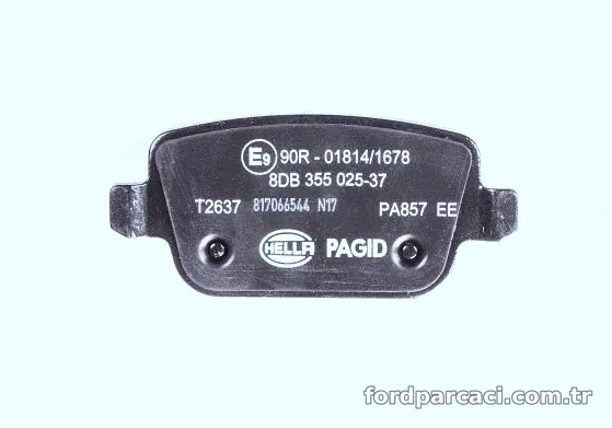 HELLA PAGID 8DB355025371 Fren Disk Balata - HELLA PAGID - 8DB355025371