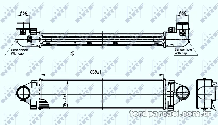 NRF 30304 Turbo Radyatörü - NRF - 30304