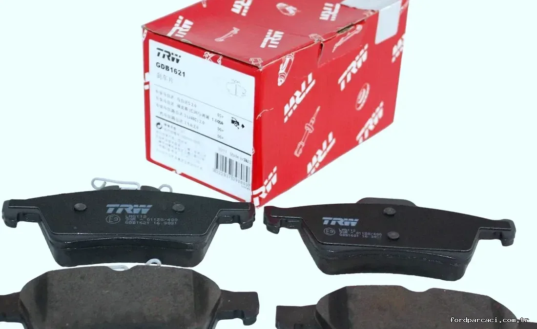 TRW GDB1621 | Fren Balatası Arka Focus II / Focus III / C-Max II / Vectra C / Mazda 3 / Mazda 5 - TRW - TRW.GDB1621
