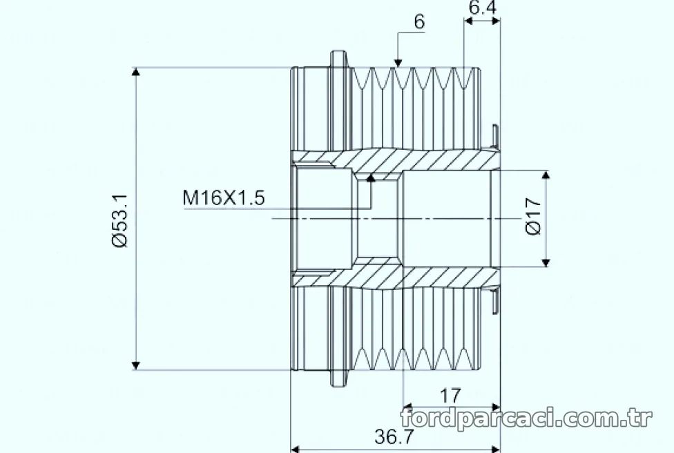 ALTERNATOR RULMANLI KASNAK MONDEO III 1,8 16V / 2,0 16V 00>07 – Valeo – VALEO 588065″ loading=”lazy” /></figure>
<p class=