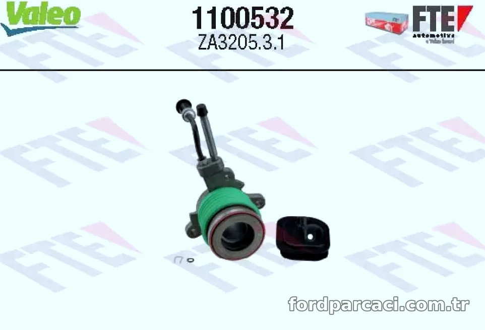 DEBRIYAJ RULMANI HIDROLIK MONDEO III 2,5L 94>00 COUGAR 2,5 V6 24V 00>01 - Valeo - VALEO 1100532