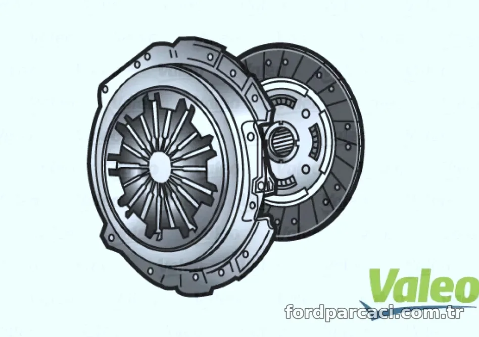 DEBRIYAJ SETI FIESTA V 01>08 FUSION 01>12 1,6 ZETEC S 16V EFI 100PS (RULMANSIZ) - Valeo - VALEO 826494