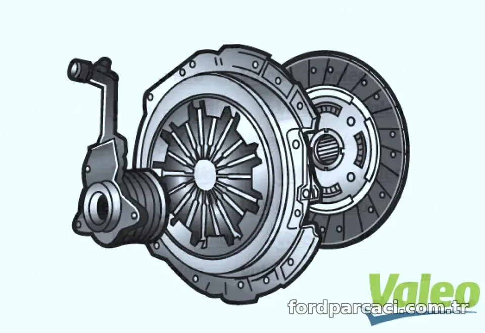 DEBRIYAJ SETI FIESTA V 01>08 FUSION 01>12 1,6 ZETEC S 16V EFI 100PS (RULMANSIZ) - Valeo - VALEO 834040