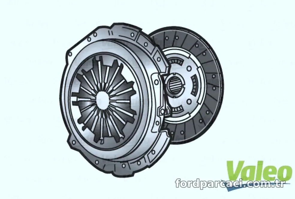 DEBRIYAJ SETI RULMANSIZ FOCUS 1,4 16V 99 04 (55 KW 75 PS) - Valeo - VALEO 826048