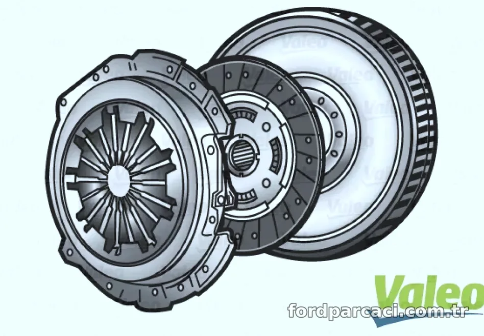 DEBRIYAJ SETI VOLANLI FOCUS CMAX FOCUS II 1,8TDCI 03> (85 KW 115 PS) - Valeo - VALEO 835055