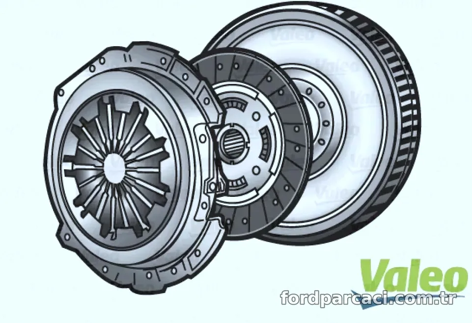 DEBRIYAJ SETI VOLANLI MONDEO III 2,0 DI / TDDI / TDCI (00>07) / (66 KW 90 PS) - Valeo - VALEO 835020