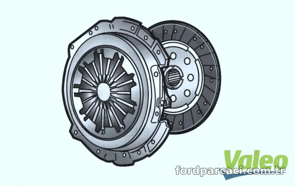 DEBRIYAJ TAKIMI (BASKI+DISK) / (835175 KIT 4P ICIN SERVIS KITI) FORD CMAX II 11> 15 FOCUS III 11> 17 1.6 TDCI - Valeo -