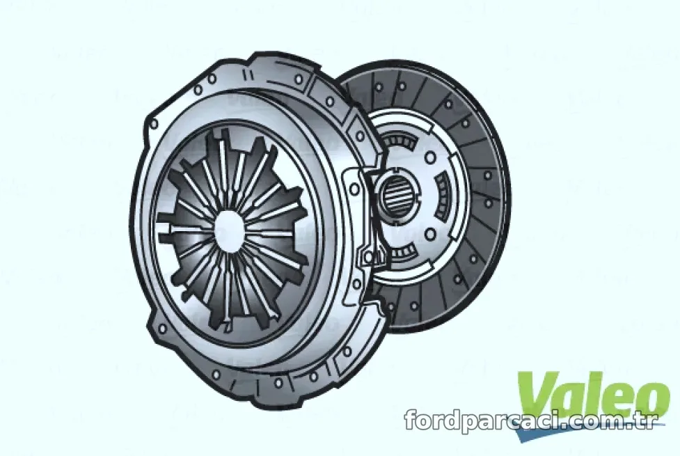 DEBRIYAJ TAKIMI (BASKI+DISK) FORD C MAX, FOCUS II, GALAXY, MONDEO IV SMAX 1.8 TDCI RULMANSIZ - Valeo - VALEO 828563