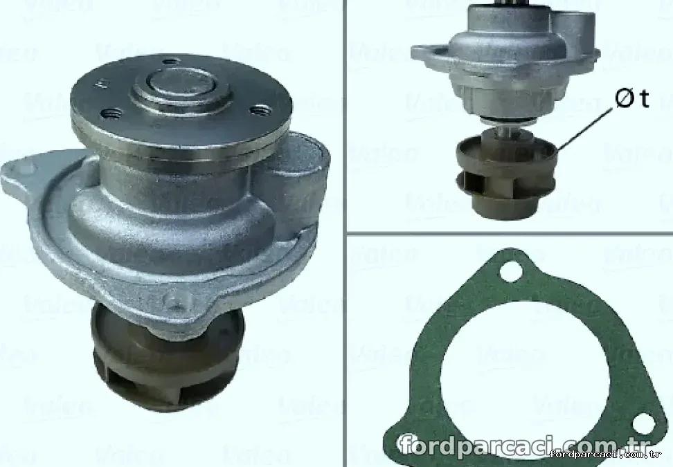 DEVIRDAIM SU POMPASI FIESTA V 1.0 1.3 03>12 FORD KA 1.3 96> 08 STREET KA (RL2) 1.6 03>05 - Valeo - VALEO 506809