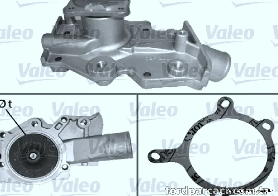 DEVIRDAIM SU POMPASI MONDEO I MONDEO II 1,6 / 1,8 / 2,0 16V 93>00 - Valeo - VALEO 506283