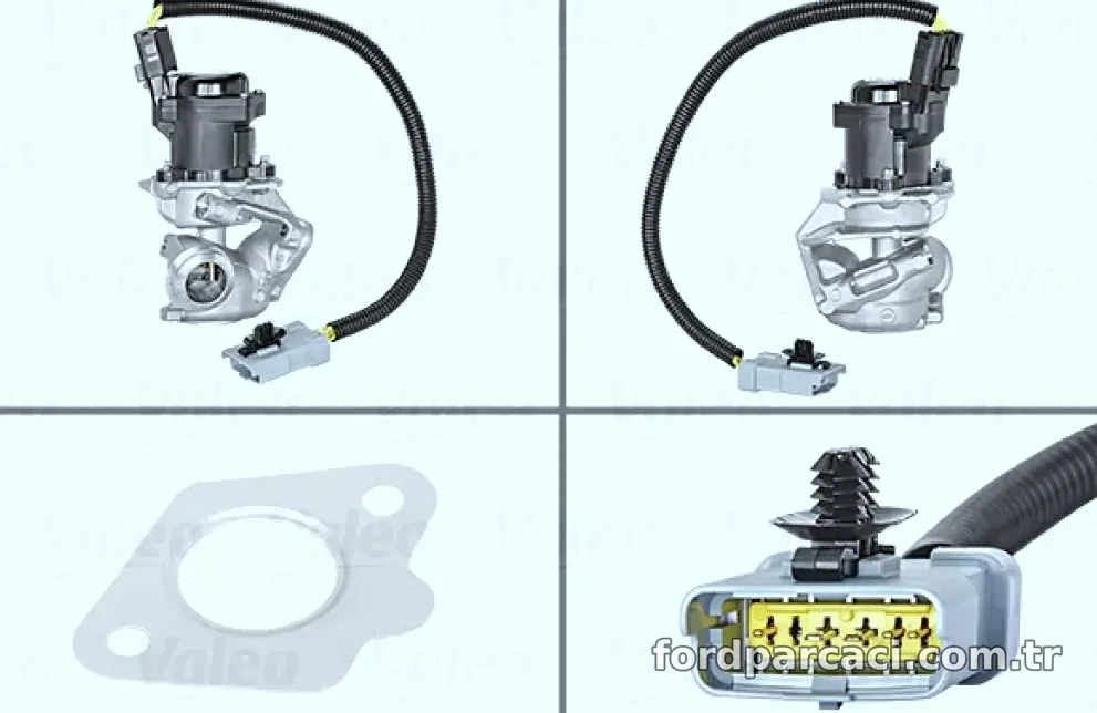 EGR VALF FOCUS II C MAX 1,6TDCI 16V 03>04 (KABLOLU) - Valeo - VALEO 700409