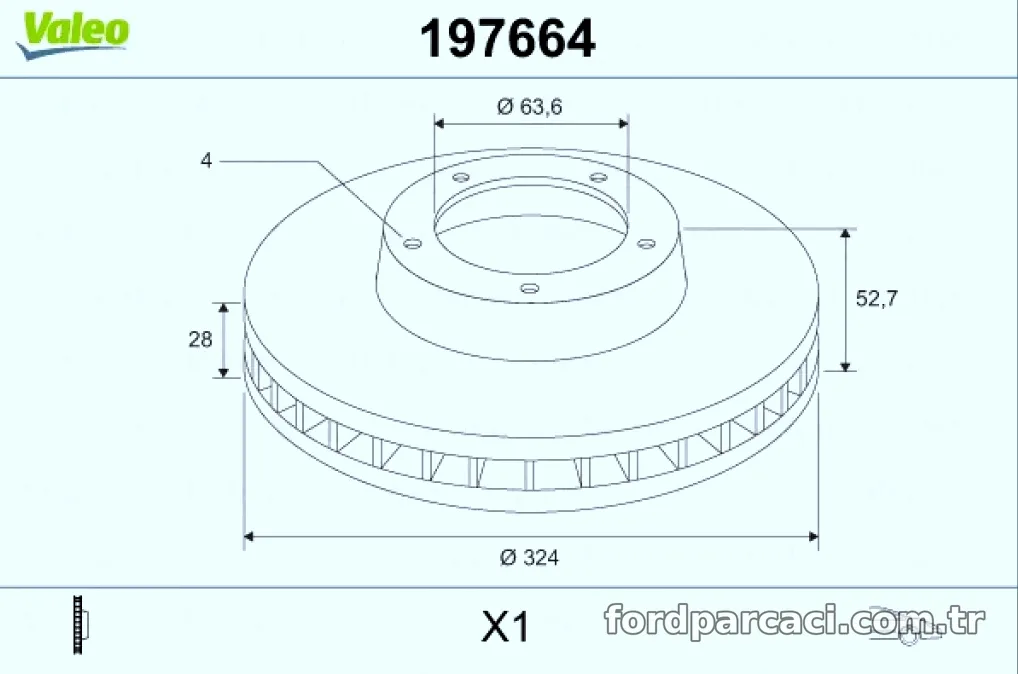 FREN DISKI (ÖN) (X1) FORD FOCUS RS 98>04 – Valeo – VALEO 197664″ loading=”lazy” /></figure>
<p class=