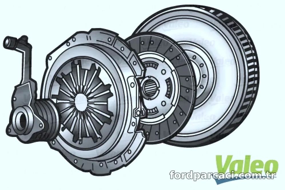 KIT 3P DEBRIYAJ TAKIMI (SABIT VOLANLI) MONDEO III 2,0TDCI 90PS / 115PS / 125PS 03>07 2,2TDCI 150PS 03>04 JAGUAR X TYPE E