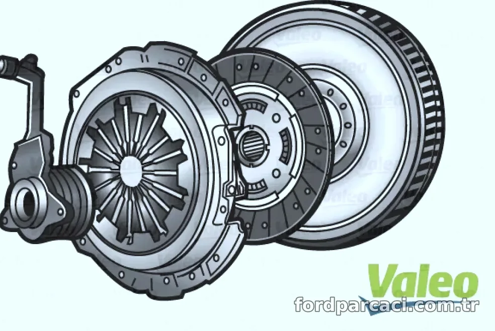 KIT 4P DEBRIYAJ TAKIMI (SABIT VOLANLI) FORD MONDEO III 2.0 - Valeo - VALEO 845063