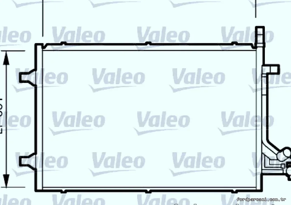 KLIMA RADYATORU FORD FIESTA FUSION 1.6 TDCI - Valeo - VALEO 818194