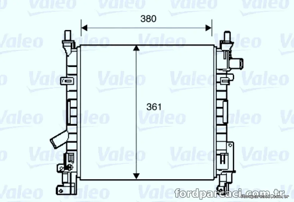 MOTOR SU RADYATORU FORD KA 1,3 / 1,6 03>08 MANUEL KLIMALI - Valeo - VALEO 734392
