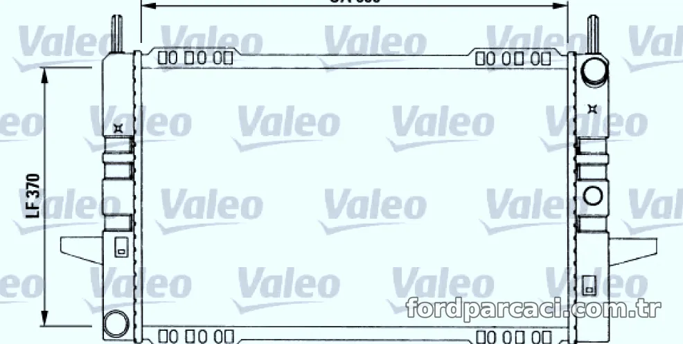 MOTOR SU RADYATORU SIERRA 2,9 EFI 87>93 OLCU: , (39 X 370 X 600) - Valeo - VALEO 730968