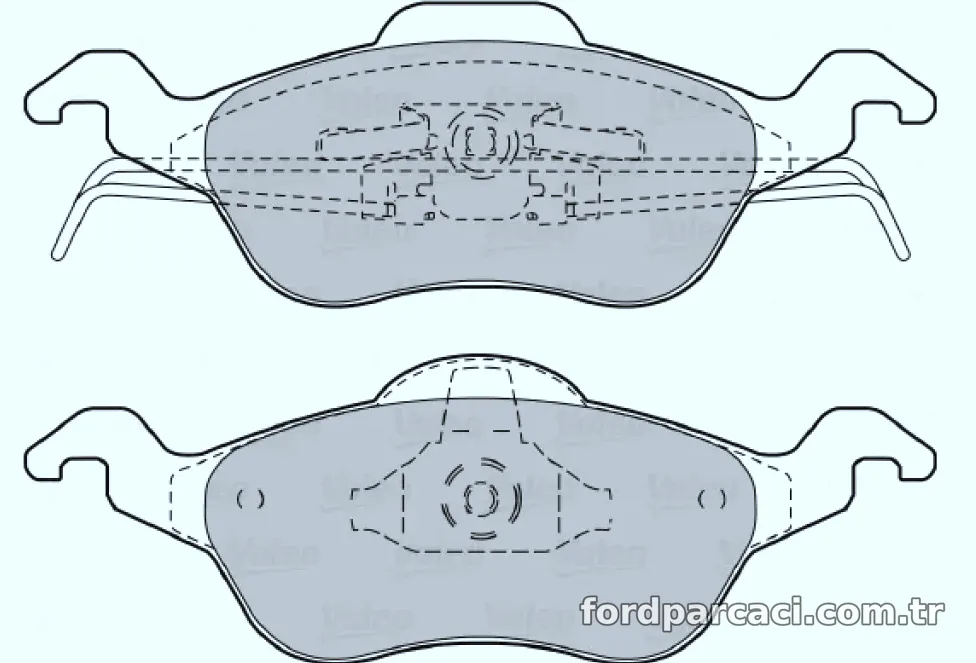 ON FREN BALATASI FOCUS 1,4 1.6 1.8 1.8 TDCI 98 05 - Valeo - VALEO 670317