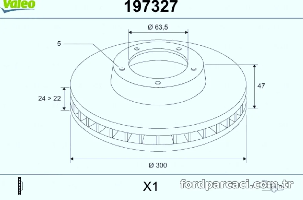 ON FREN DISK AYNASI (ADET) MONDEO III 1,8 / 2,0 / 2,2 00>07 JAGUAR X TYPE 01>09 OLCU (300 X 24 X 5 BIJON) HAVA SOGUTMALI” loading=”lazy” /></figure>
<p class=