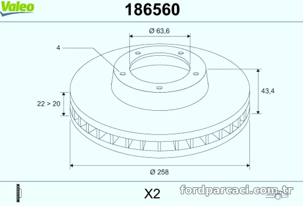 ON FREN DISK AYNASI FOCUS I 98>04 FIESTA V 00>08 FUSION 02>12 FORD KA 1,6 03>08 MAZDA II 1,2 / 1,4 / 1,6 03> – Valeo – V” loading=”lazy” /></figure>
<p class=