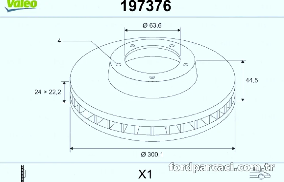 ON FREN DISK AYNASI MONDEO III 1,8 / 2,0 / 2,2 00>07 JAGUAR X TYPE 01>09 OLCU (300 X 24 X 5 BIJON) – Valeo – VALEO 19737″ loading=”lazy” /></figure>
<p class=