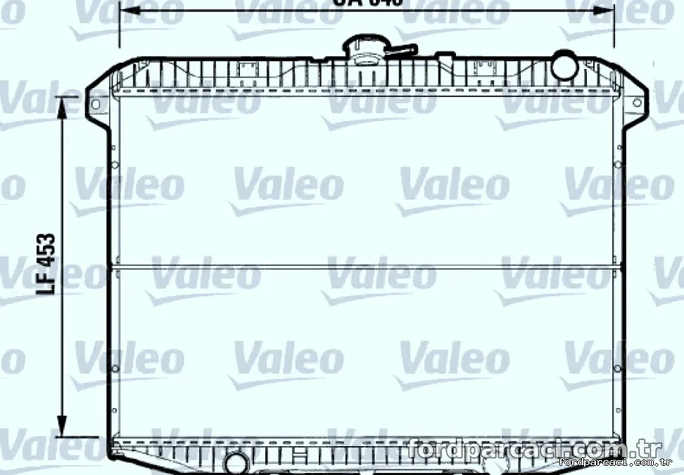 RADYATOR FORD MAVERICK 2,7 TD (AC+/ ) (93>98) - Valeo - VALEO 732592