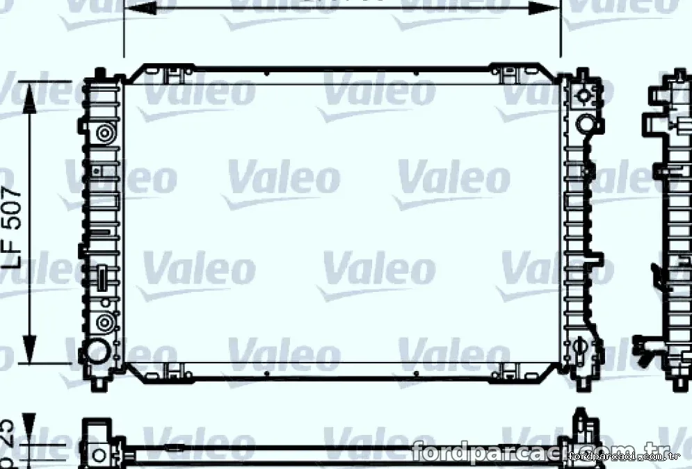 RADYATOR MAVERICK (2001>) - Valeo - VALEO 734468