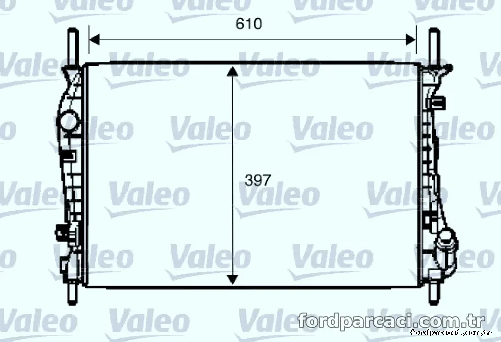 RADYATOR MONDEO III - Valeo - VALEO 734696
