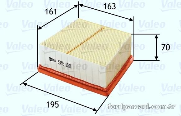 VALEO 585160 Hava Filtresi - VALEO - 585160