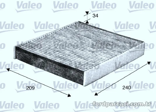VALEO 698883 Polen Filtresi - VALEO - 698883