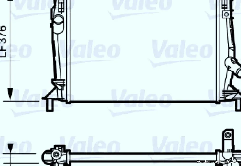 VALEO 734319 RADYATOR FOCUS CMAX 1,6 I - Valeo - VALEO 734319